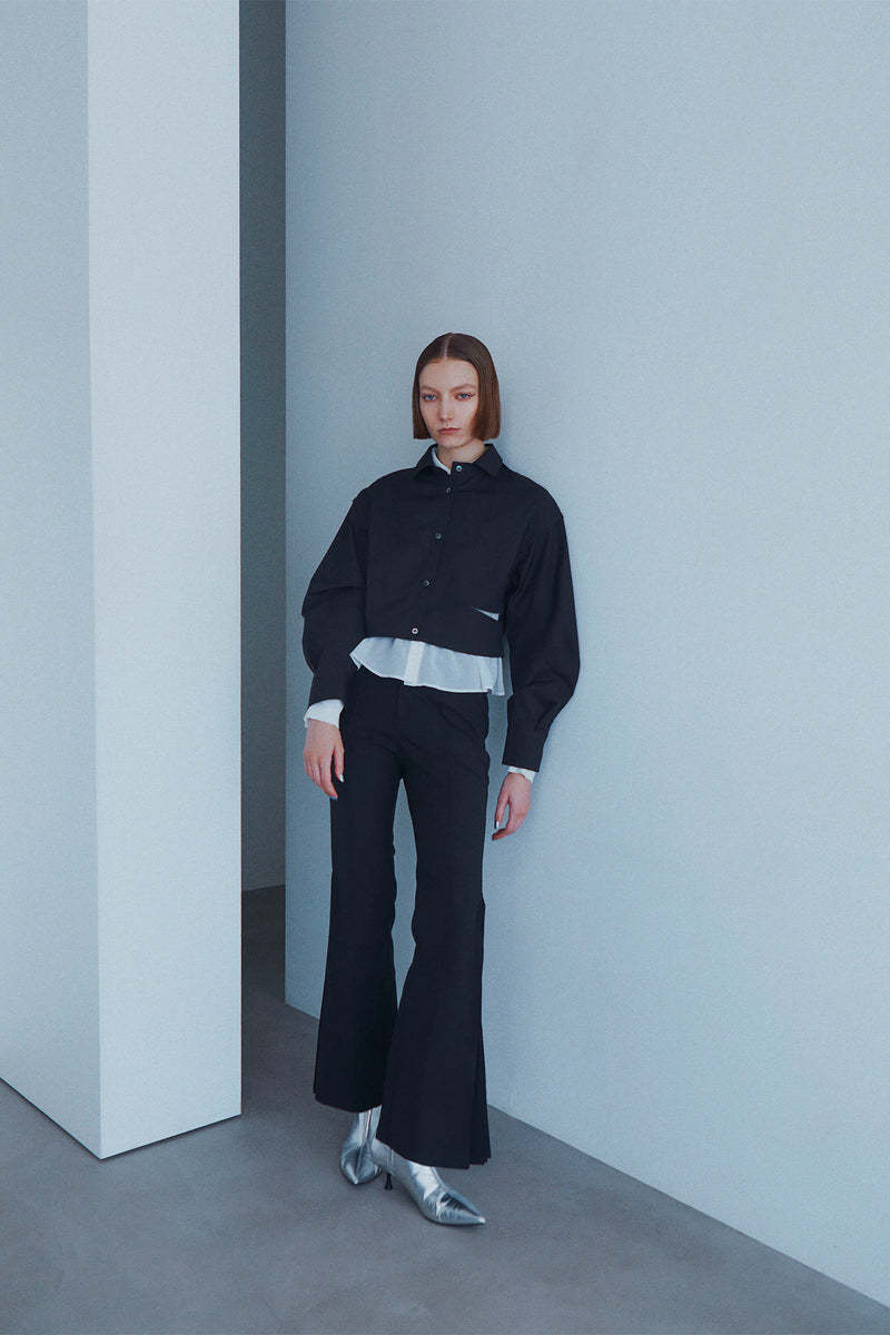 CROPPED CUTTING SHIRT