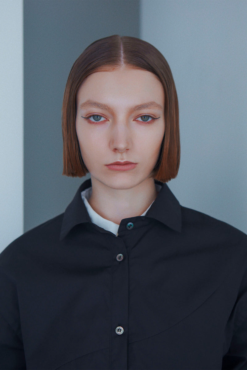 CROPPED CUTTING SHIRT