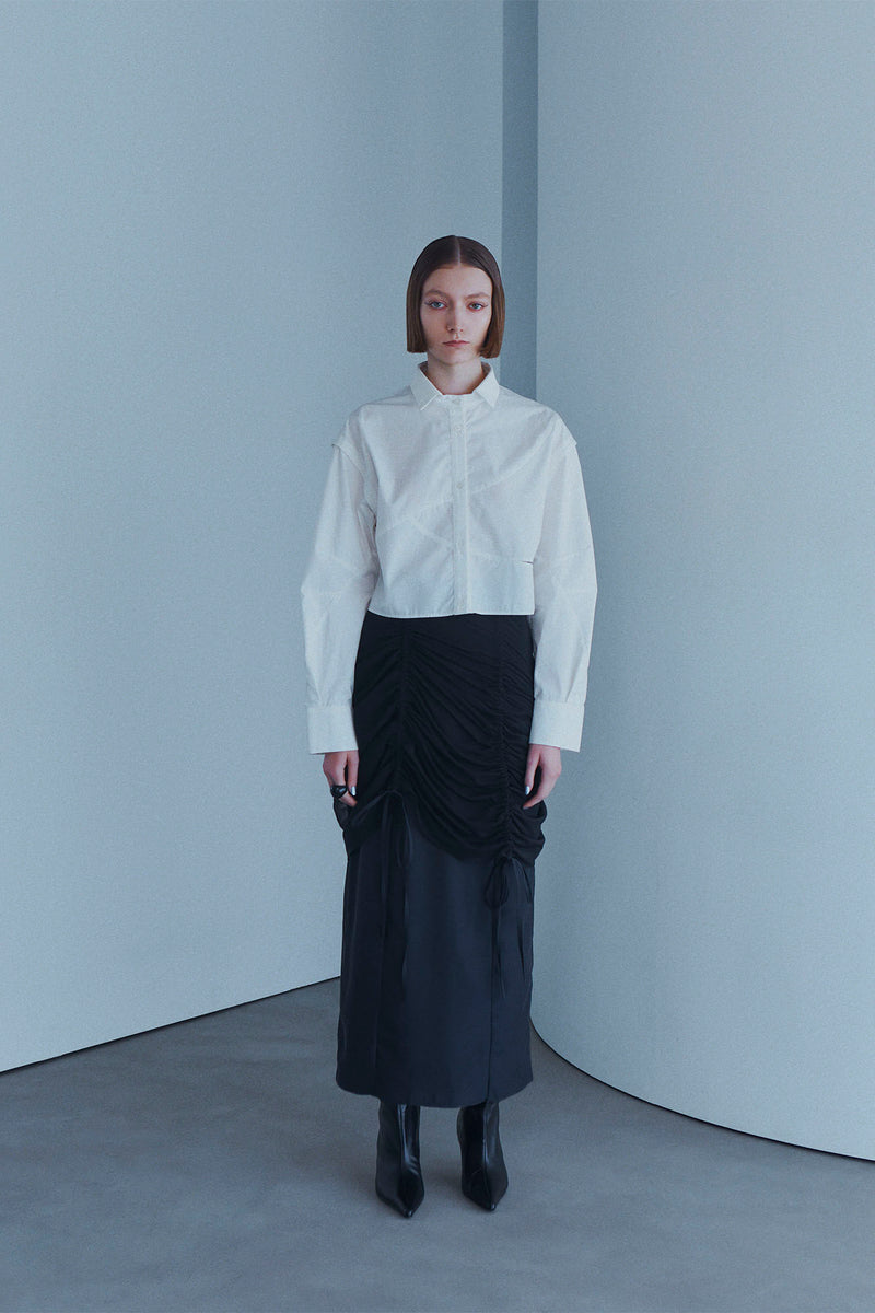 CROPPED CUTTING SHIRT