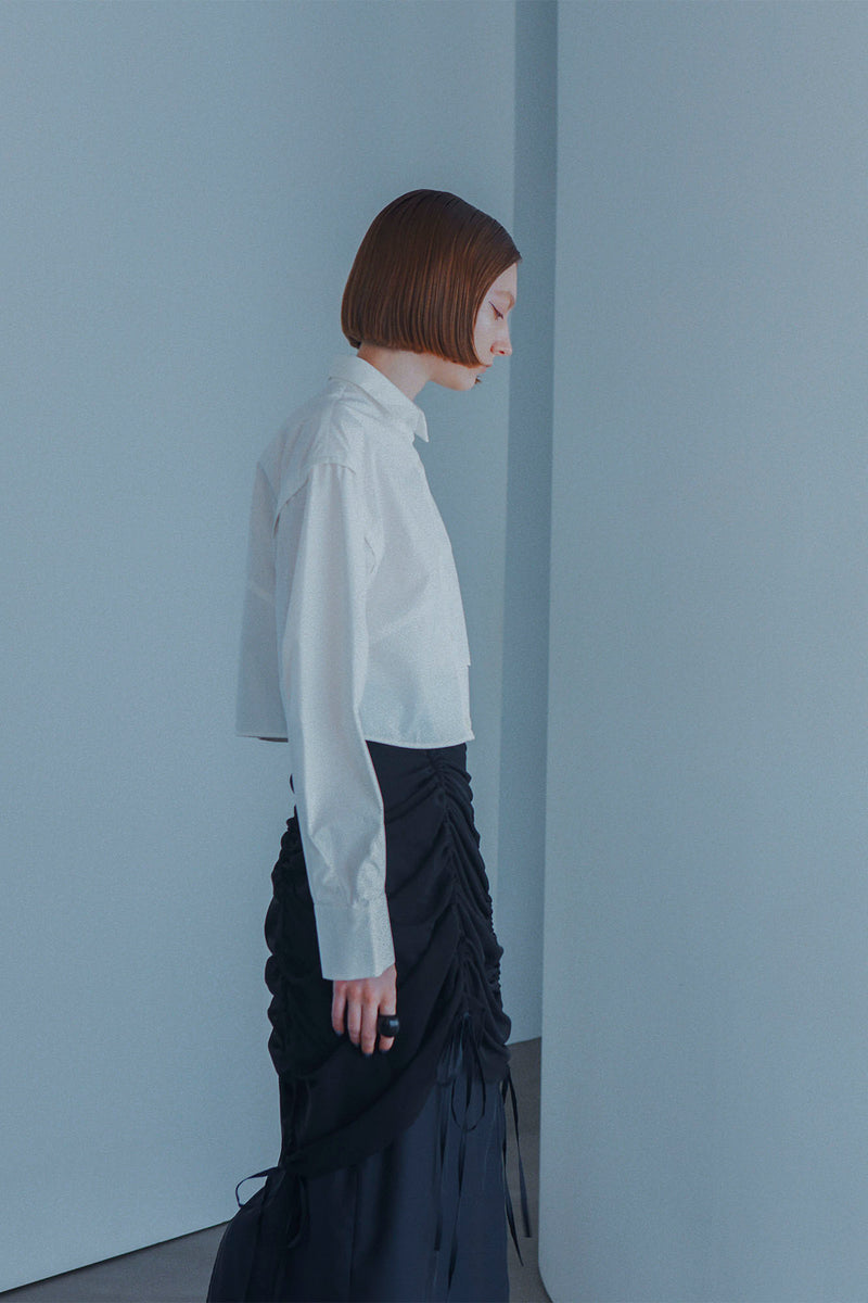 CROPPED CUTTING SHIRT