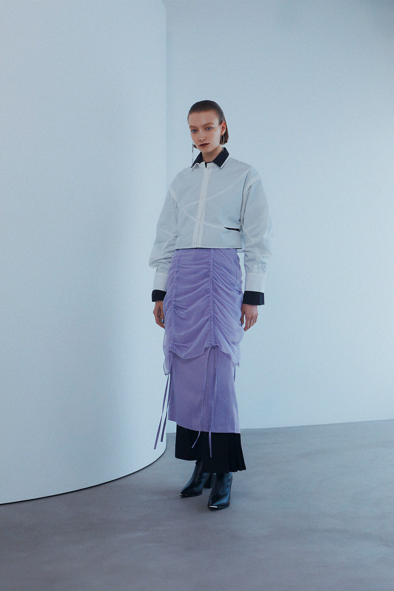 CROPPED CUTTING SHIRT