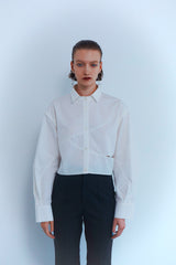 CROPPED CUTTING SHIRT