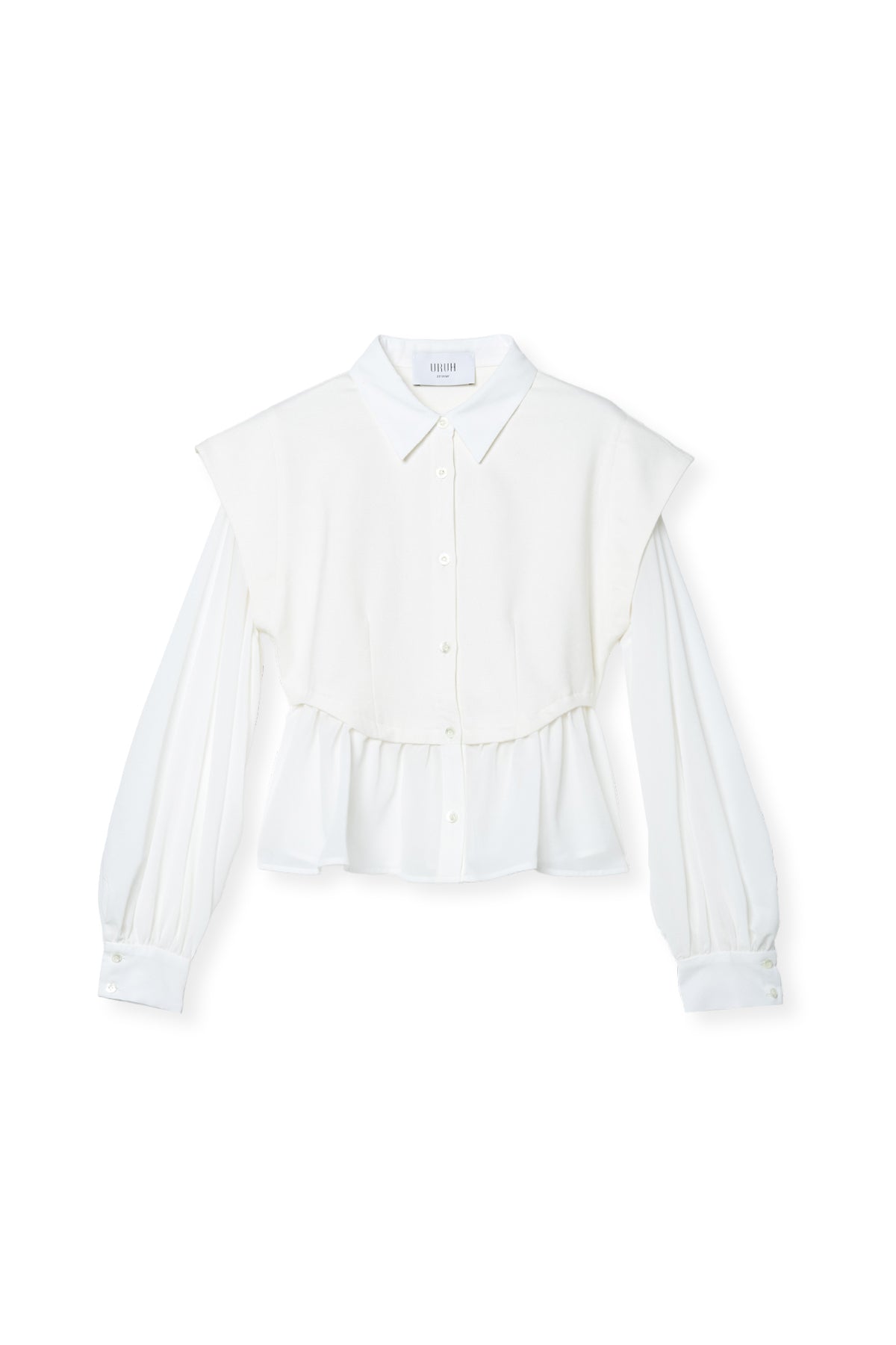 DIVERSE PEPLUM SHIRT