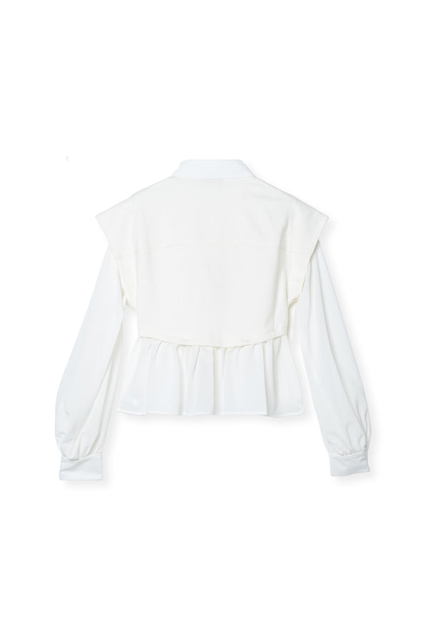 DIVERSE PEPLUM SHIRT