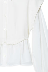 DIVERSE PEPLUM SHIRT