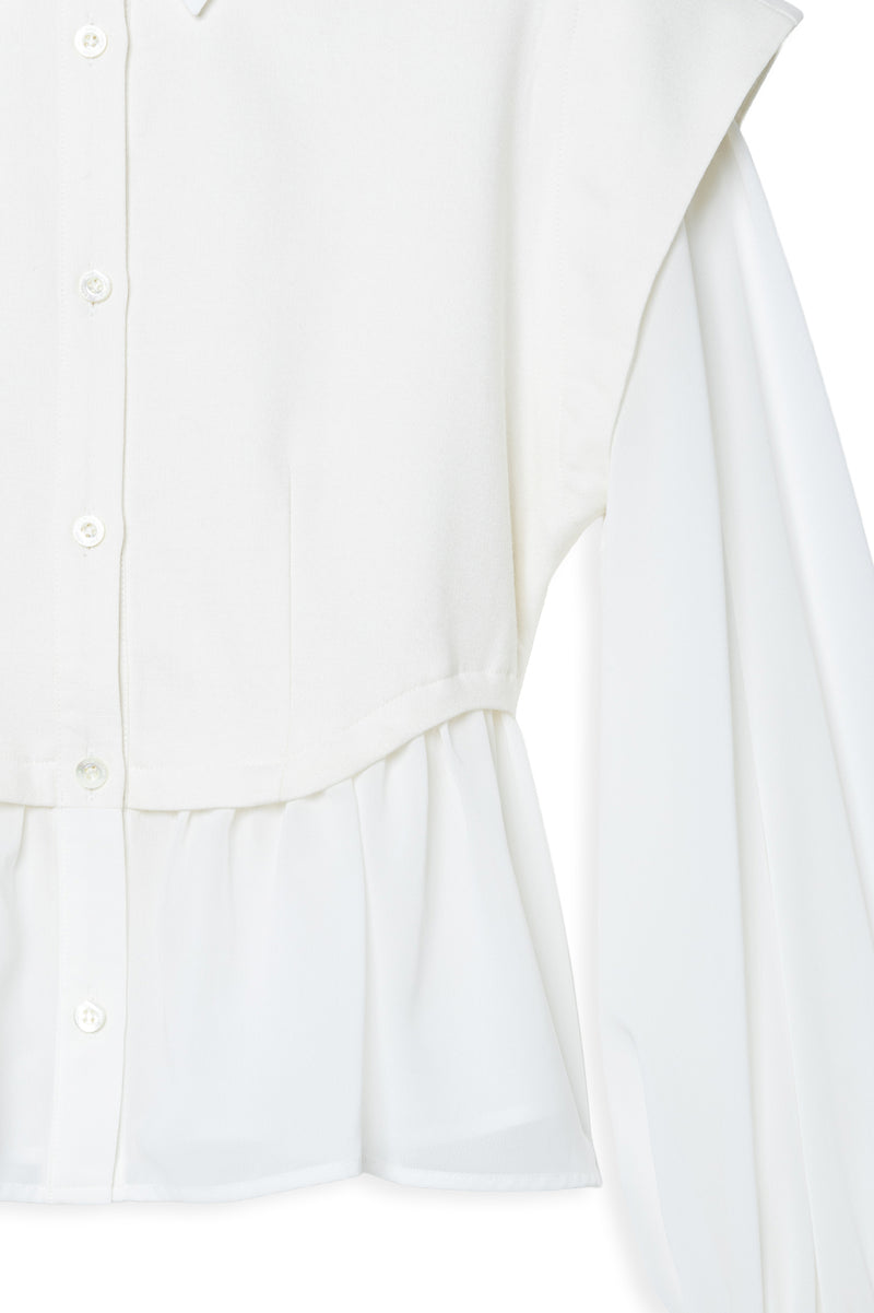 DIVERSE PEPLUM SHIRT