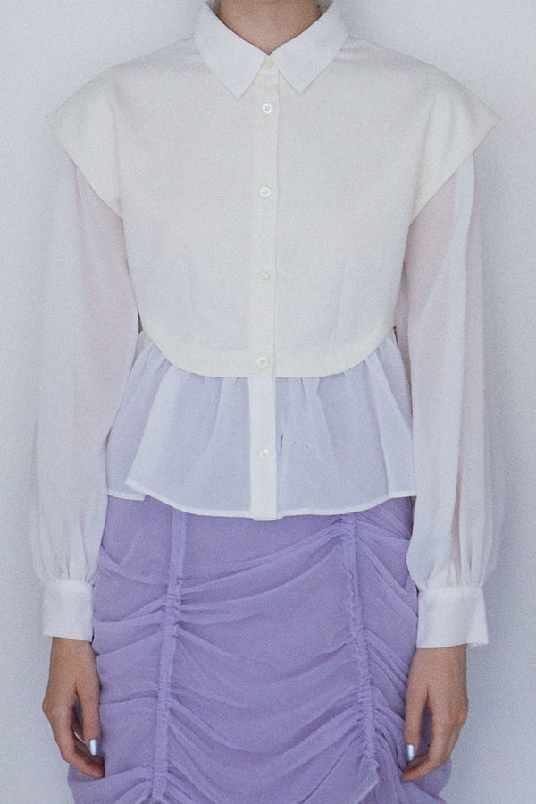 DIVERSE PEPLUM SHIRT